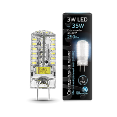 Лампа Gauss LED GY6.35 AC150-265V 3W 4100K 1/20/200